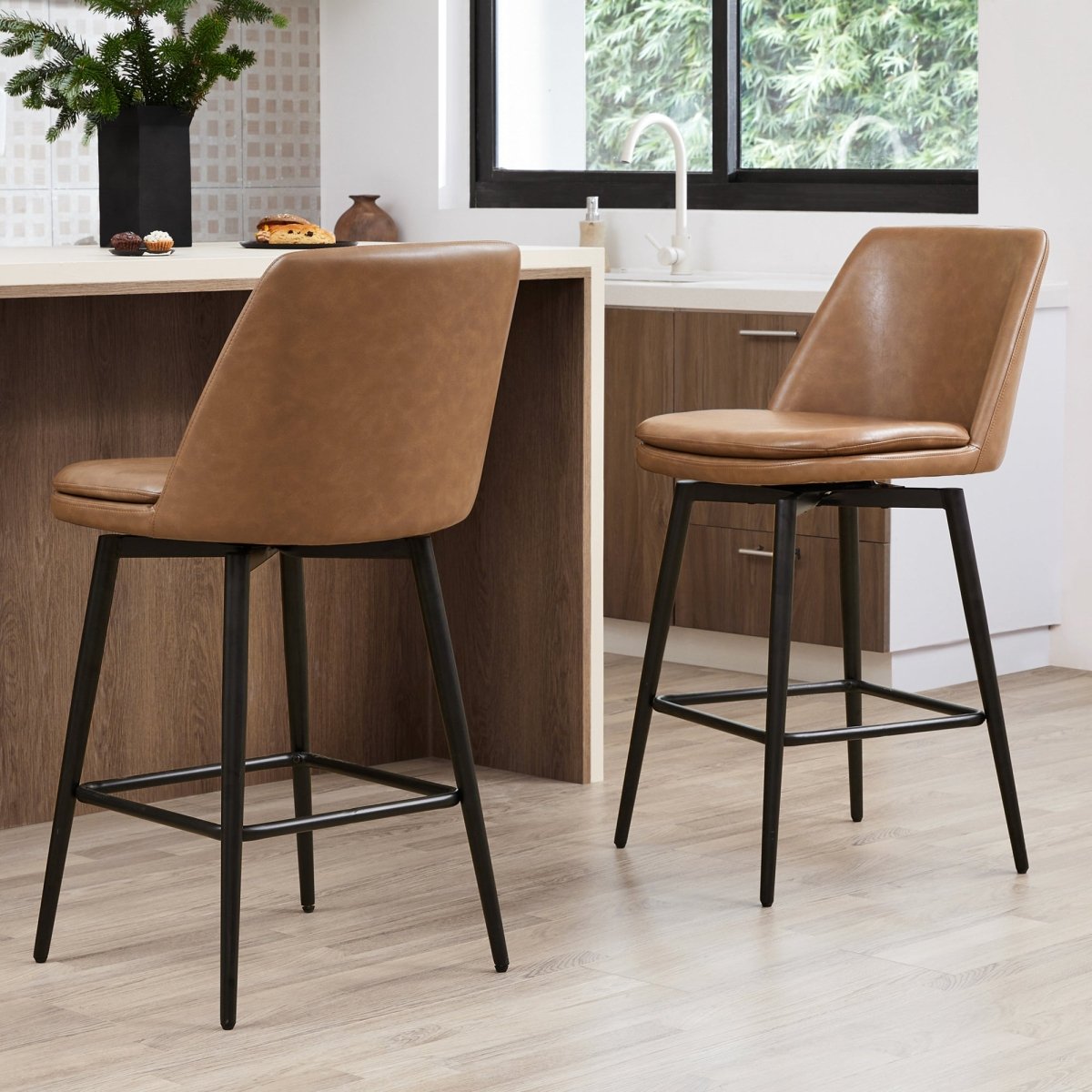 Eli Swivel Counter Stool