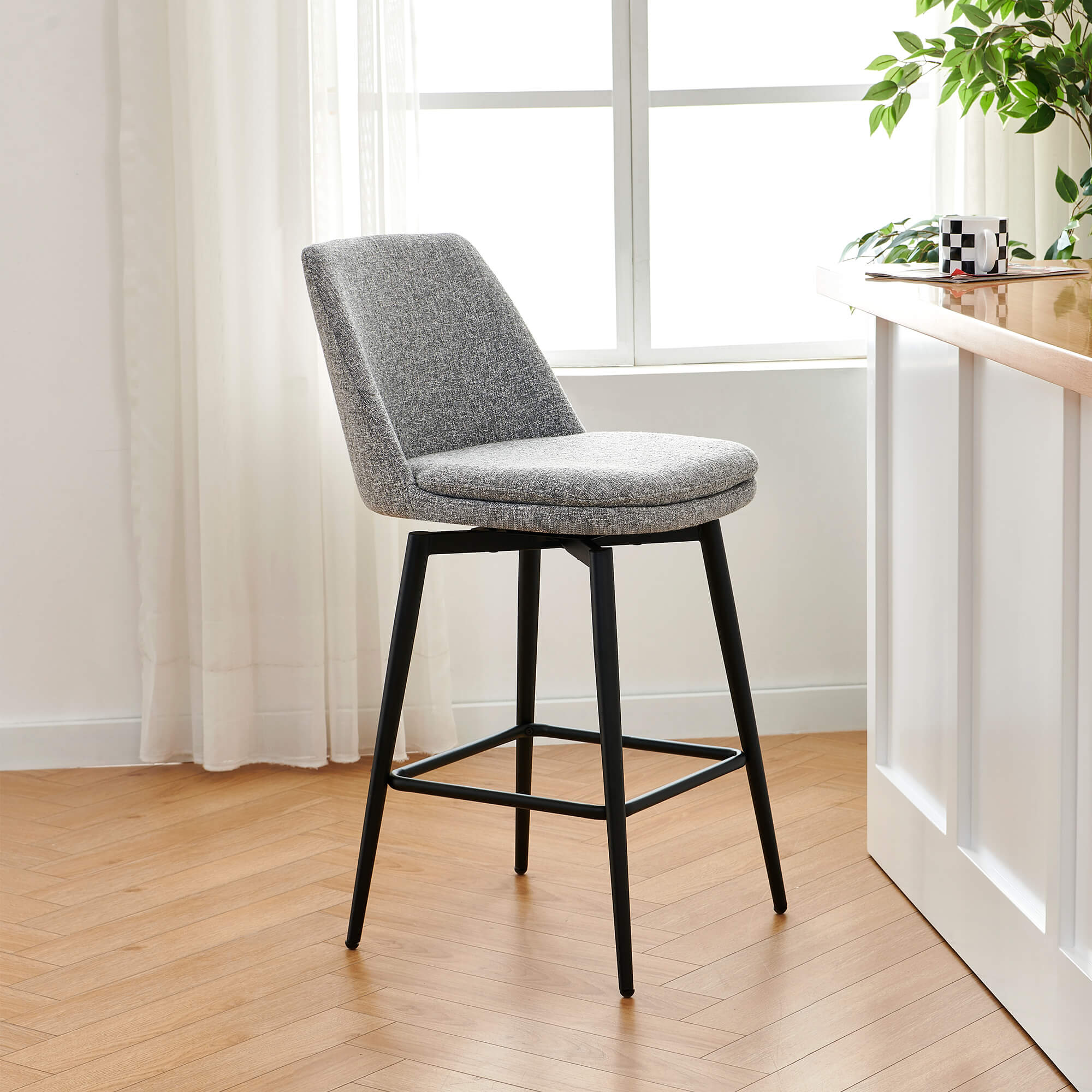 Eli Swivel Counter Stool