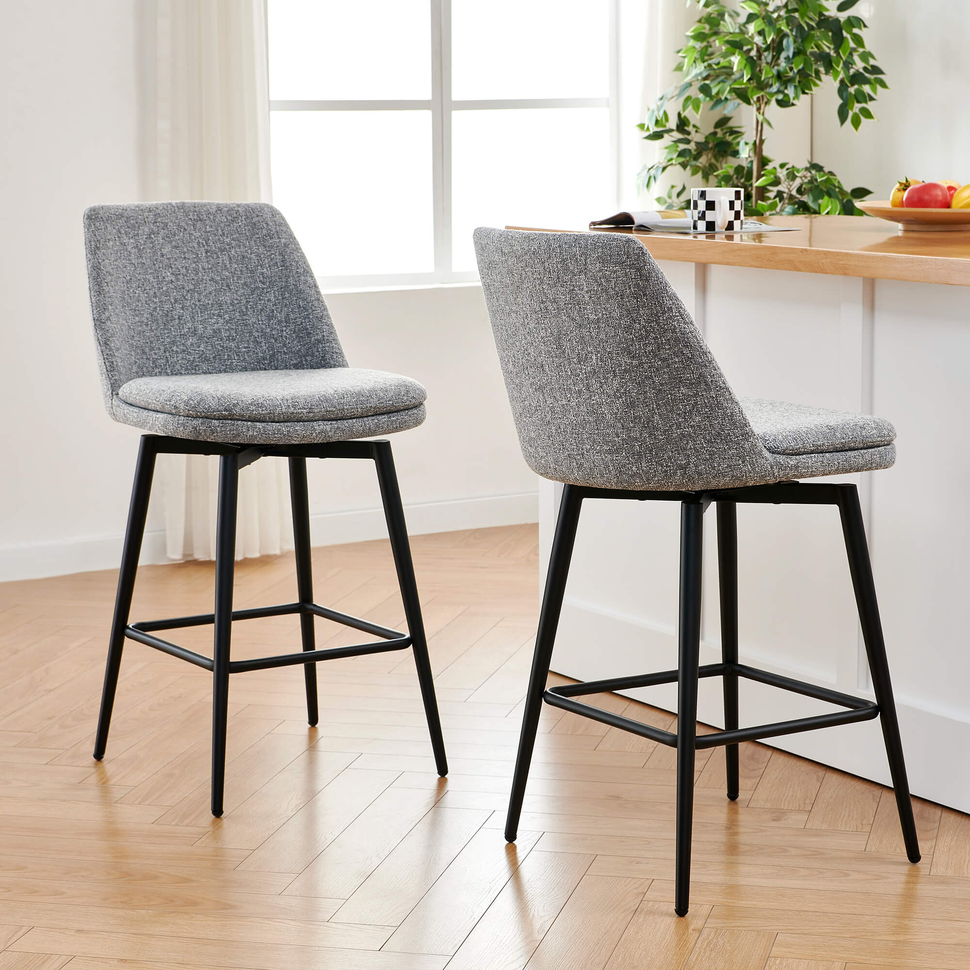 Eli Swivel Counter Stool