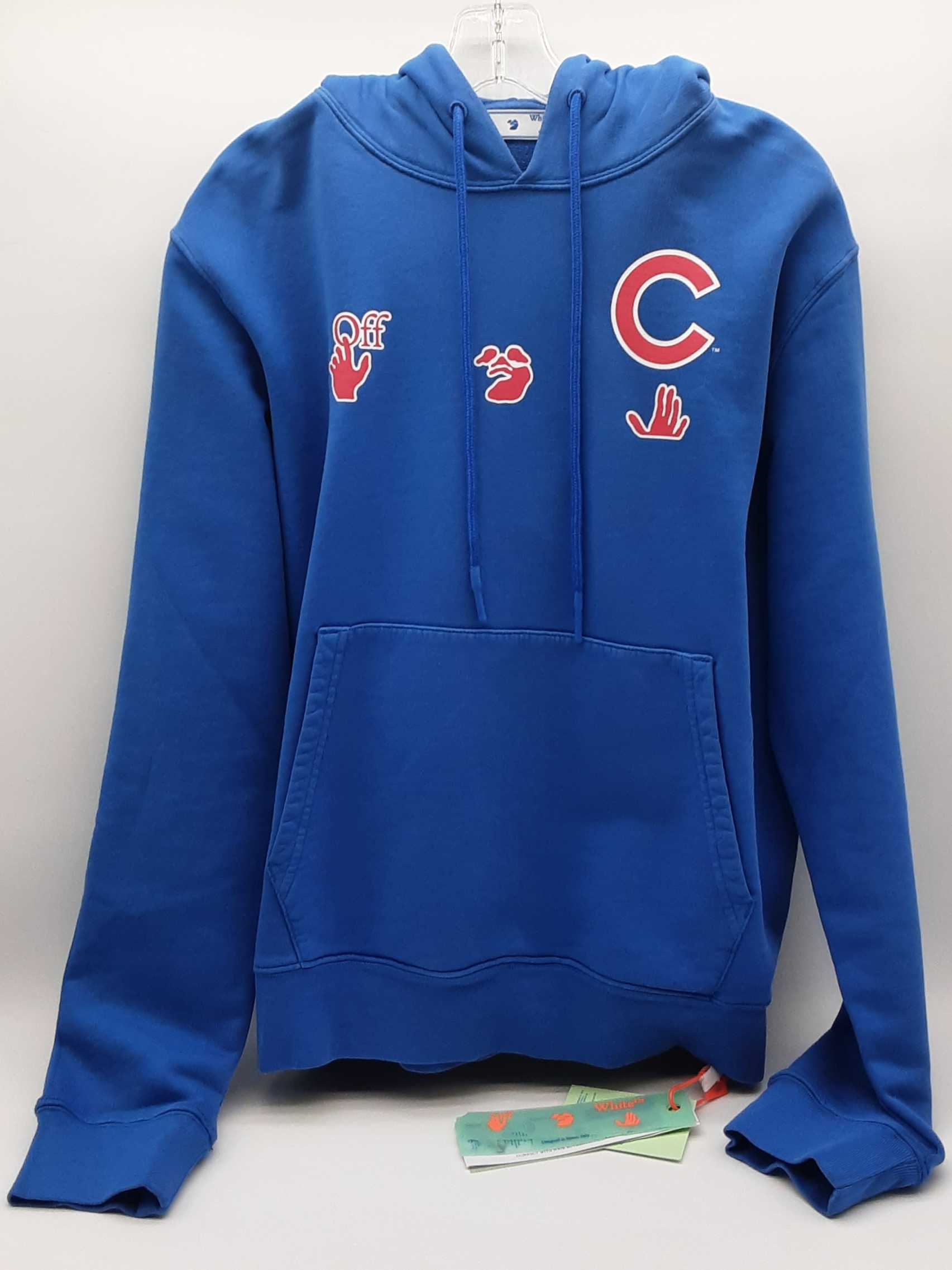 Off White X Mlb Chicago Cubs Virgil Abloh Blue Sweater Size L 144010010629