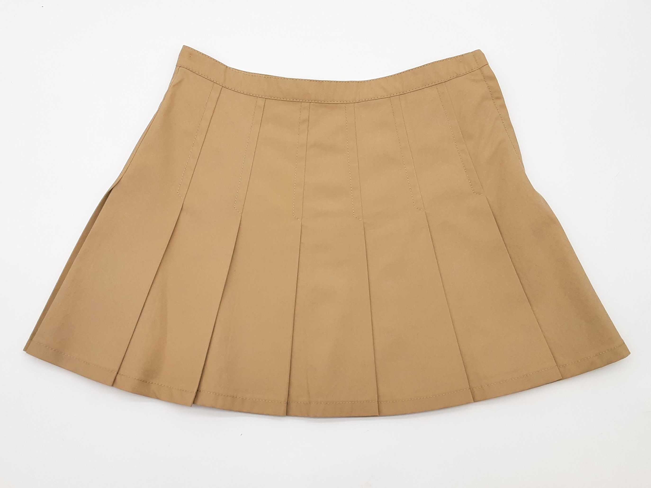 Christian Dior Tan Pleated Skirt Doorxde 144010015235