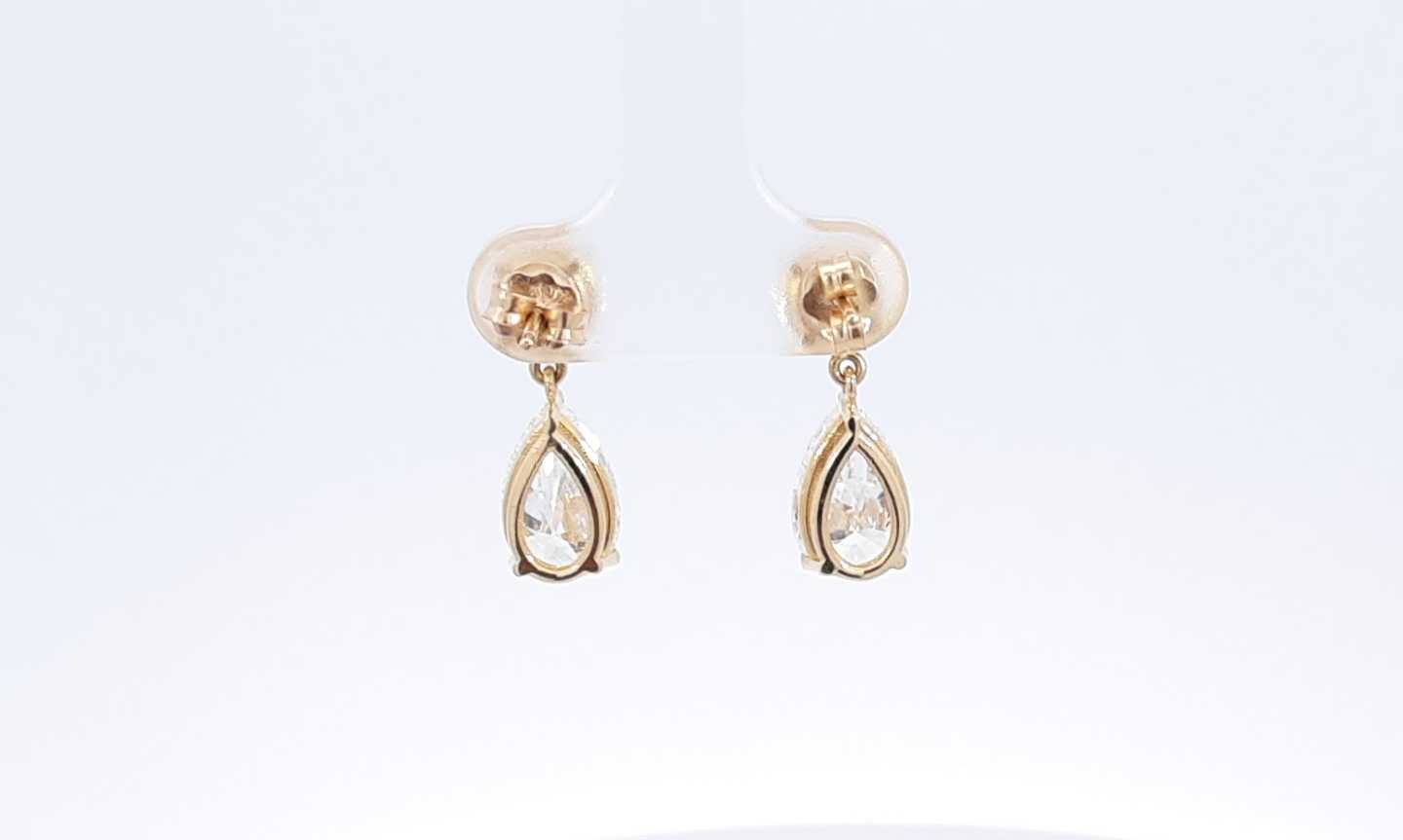 14k Yellow Gold Lab Grown Diamond Stud & Dangle Earrings Ebocxzsa 144010024325