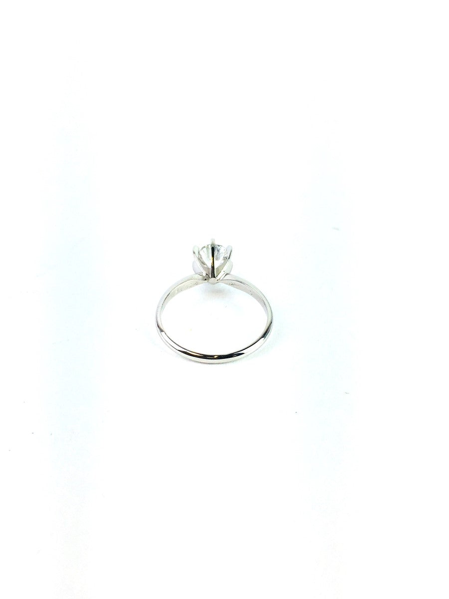 Lab Grown Diamond Solitaire Ring 1.00CTW 14K WG (LZRZ) 144010002289