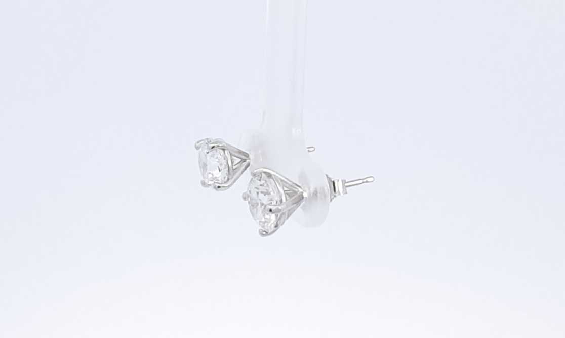 14k White Gold Lab Grown Diamond Stud Earrings Ebccrdu 144030006977