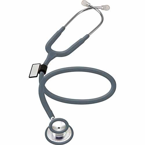 MDF? Acoustica Deluxe Lightweight Dual Head Stethoscope - Gray
