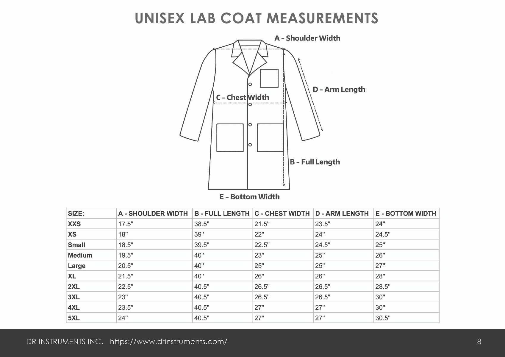 DRUniform? Unisex Lab Coats