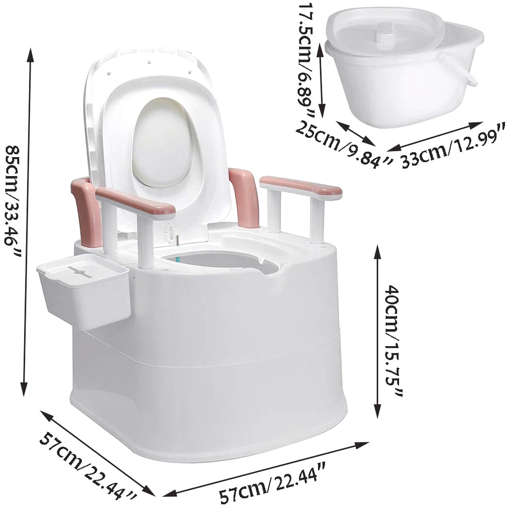 Portable Toilet Perfect Potty for pregnant women and patients