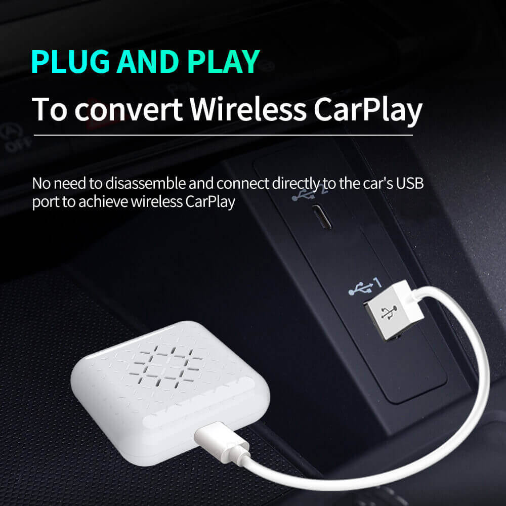 Carlinkit 3.0 MINI Wireless CarPlay Adapter Plug and Play