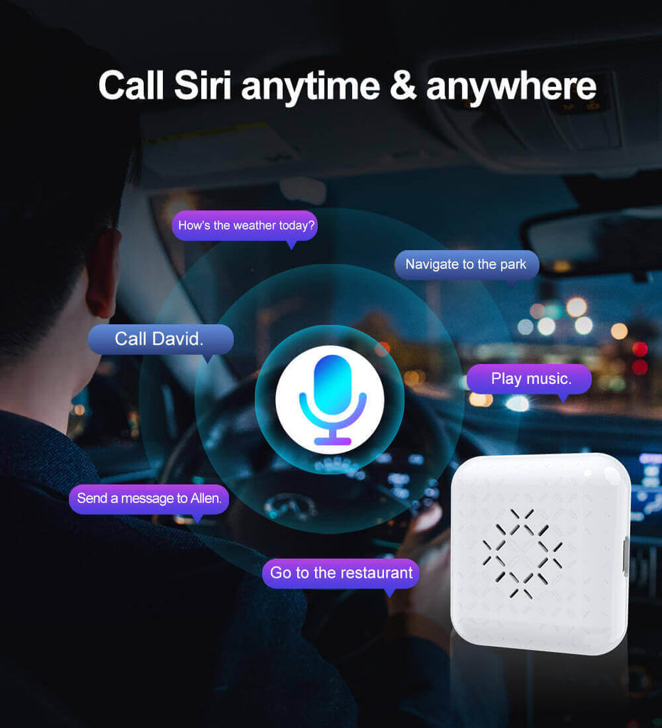 Carlinkit 3.0 MINI Wireless CarPlay Adapter Siri Voice Control