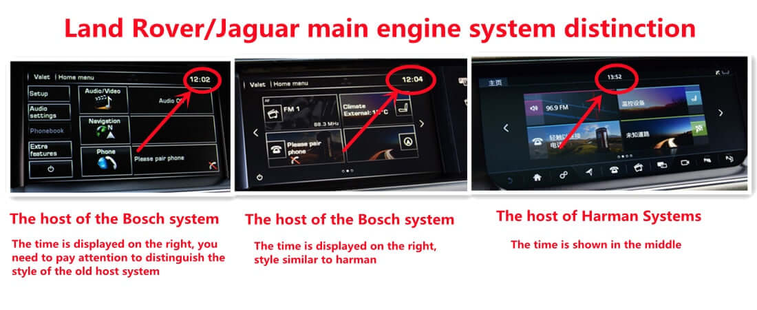 Land Rover /Jaguar Harman Headunit Bosch Headunit