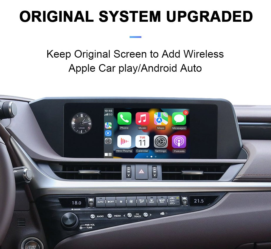 Wireless CarPlay&Android Auto Module for 2014-2020 Lexus