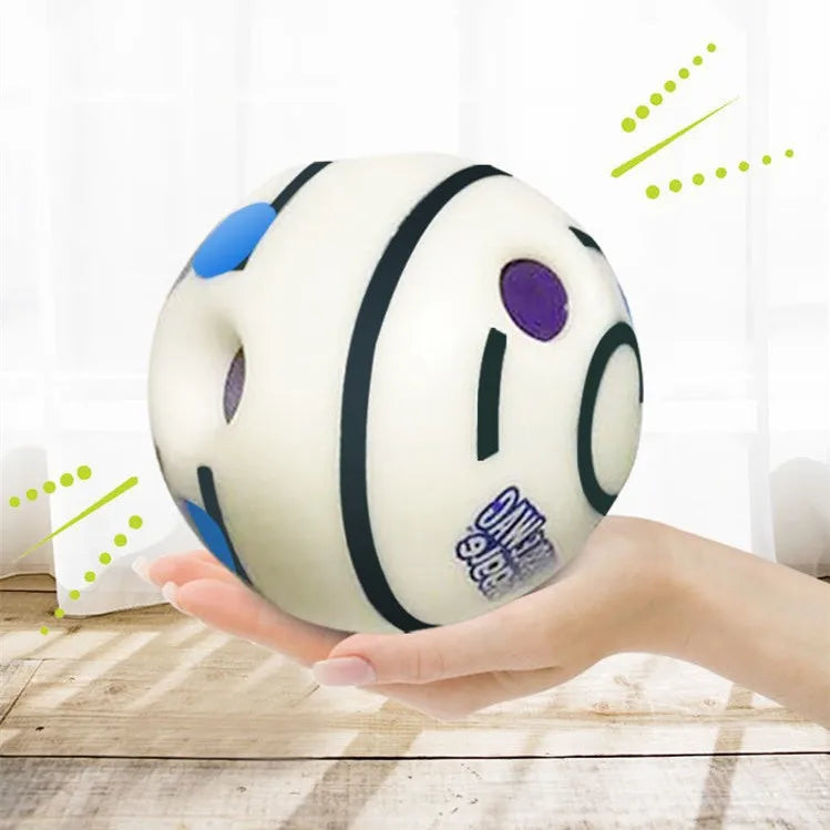 Pet toy dog self hif to dog toy giggle sound ball bite pet ball rolling grinding teeth to relieve bored. Mmm