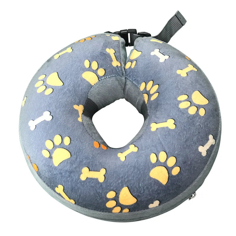 Inflatable Dog Collar Isabelino Anti-bite Injury Elizabethan Collar For Dogs Cat Recovery Neck Wound Protective Dog Accessories