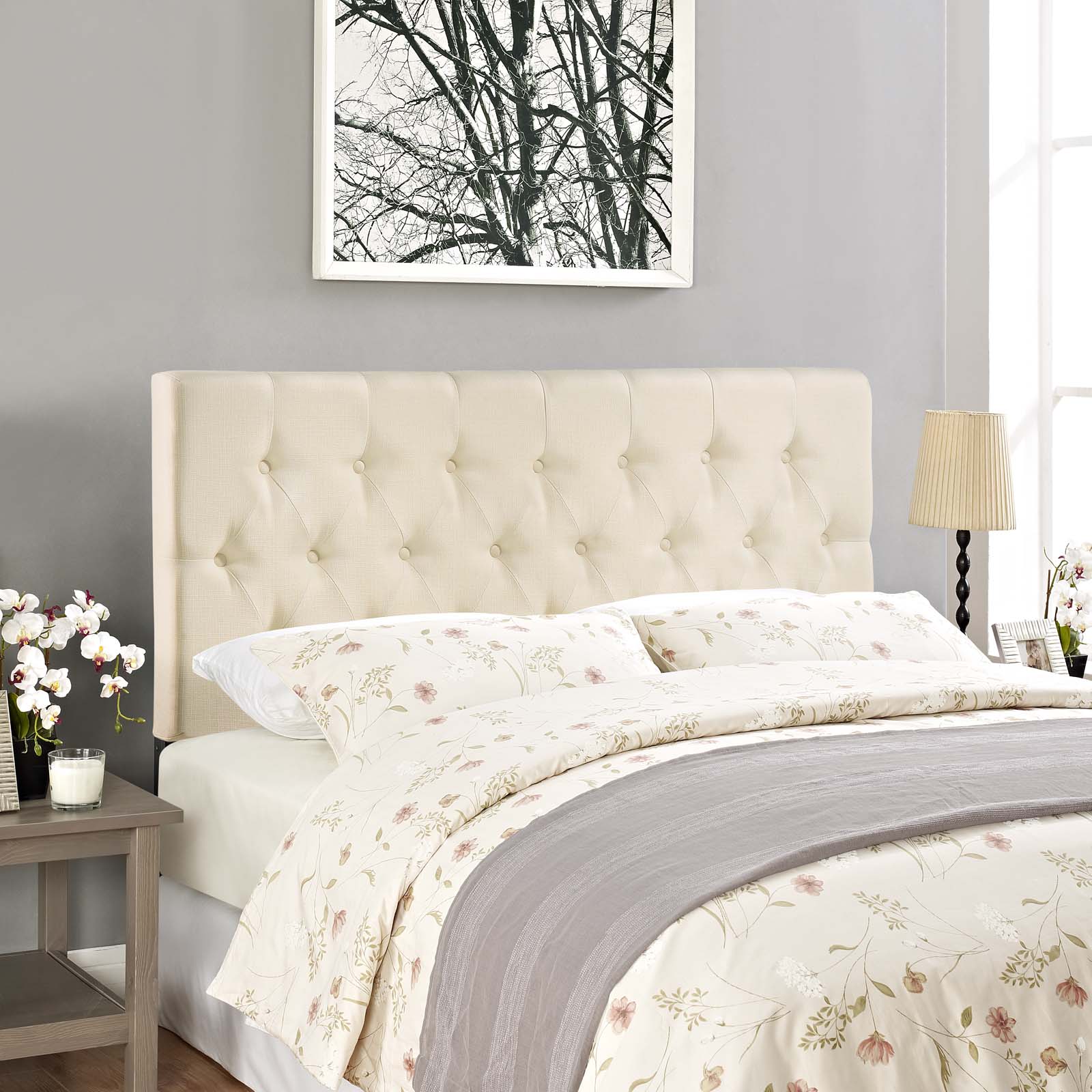Clique King Headboard in Ivory