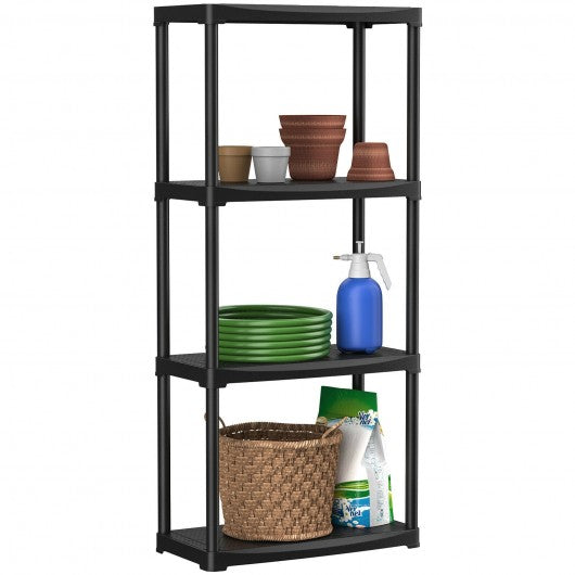 24' x 12' x 52.5' 4-tier Storage Shelf Rack for Garage Kitchen