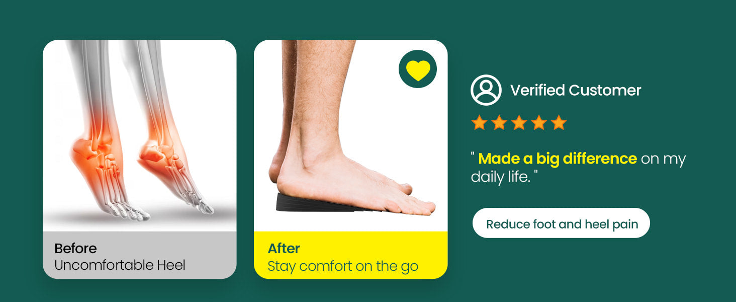 4 Layers Adjustable Heel Lifts