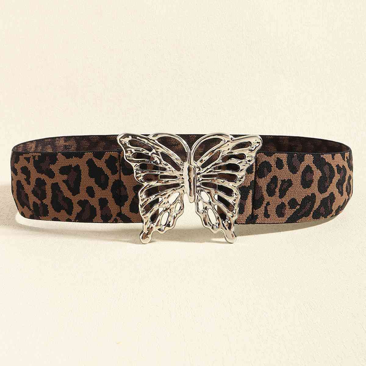 *APP EXCLUSIVE*  Butterfly Buckle Elastic Belt