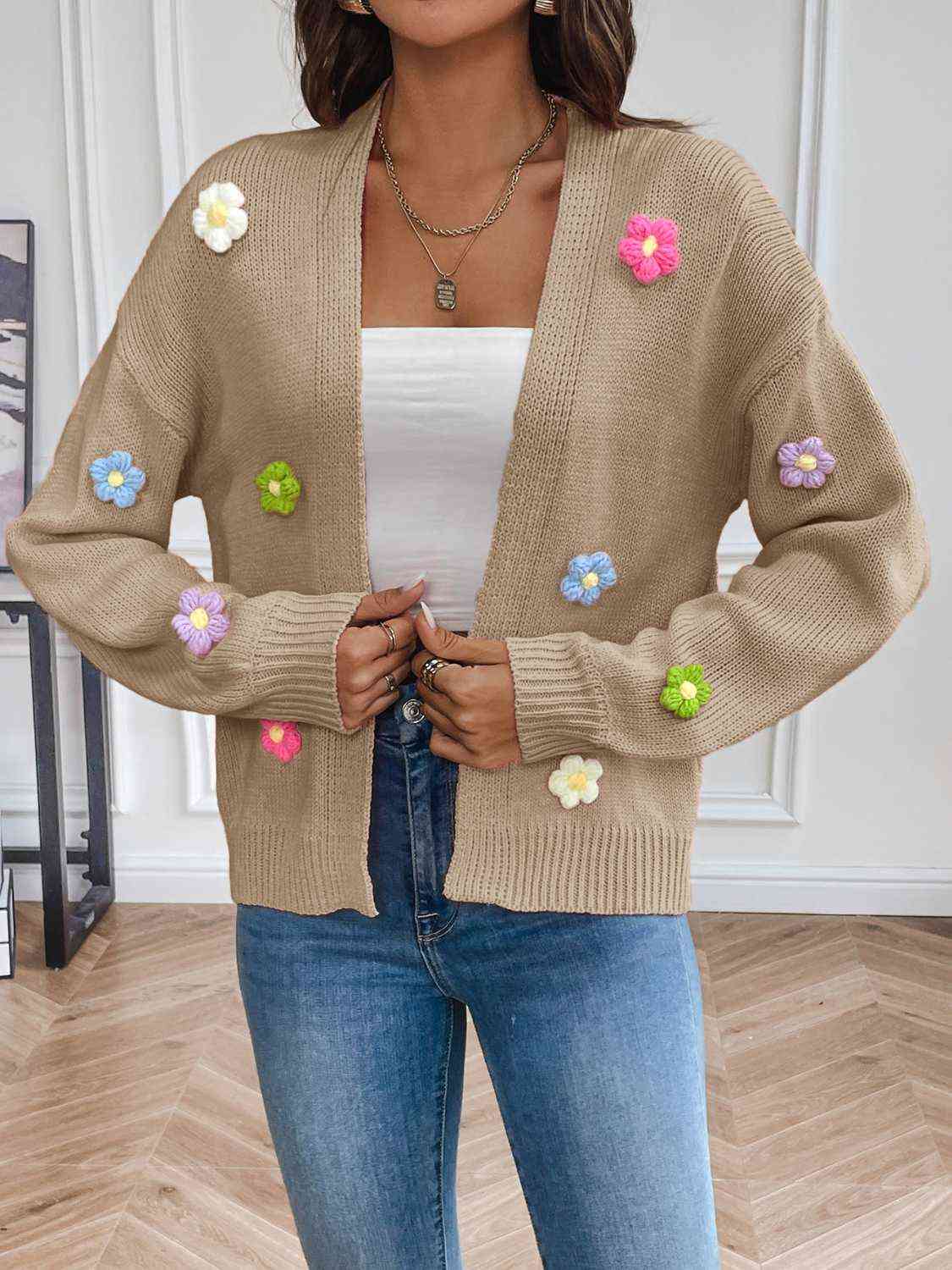 *APP EXCLUSIVE* Floral Long Sleeve Cardigan