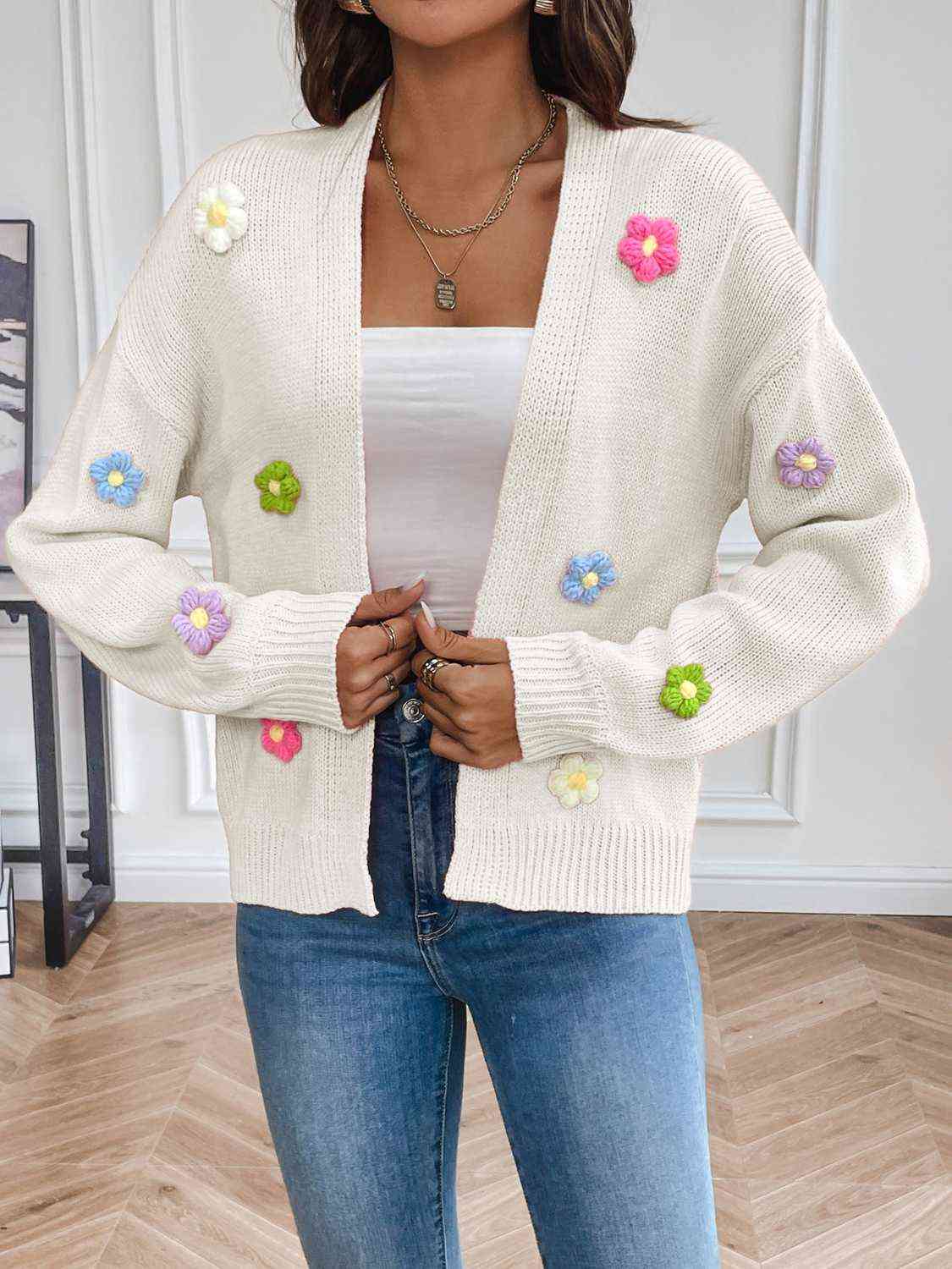 *APP EXCLUSIVE* Floral Long Sleeve Cardigan