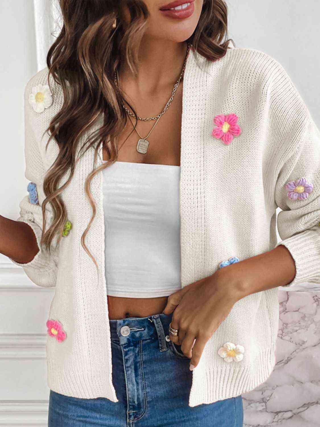 *APP EXCLUSIVE* Floral Long Sleeve Cardigan