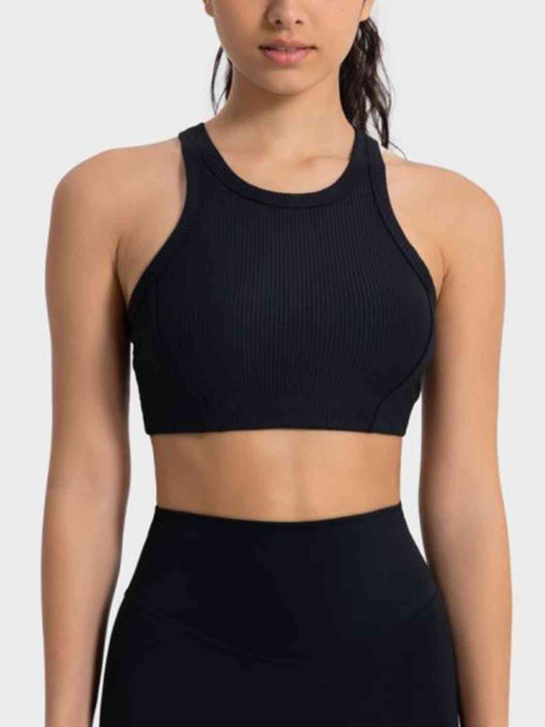 *APP EXCLUSIVE* Wide Strap Cropped Sport Tank
