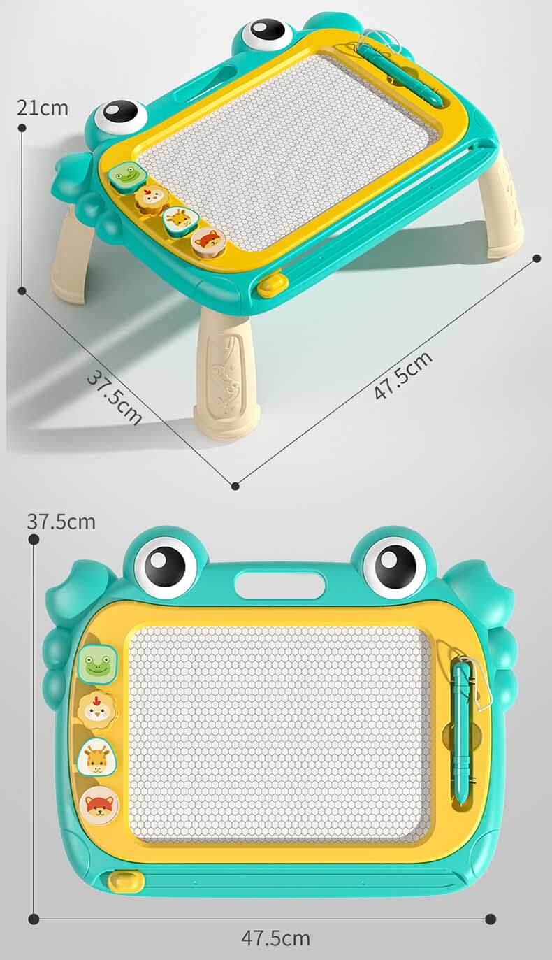 Pizarra magnética de dibujo para niños y niñas, ideal para dibujar grafitis a color. No mancha las manos ni las paredes | Shinymarch