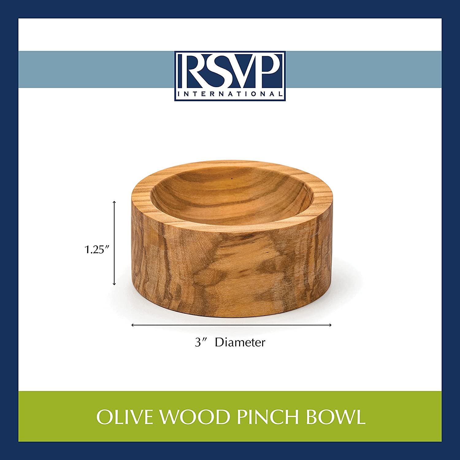 Olive Wood Pinch Bowl