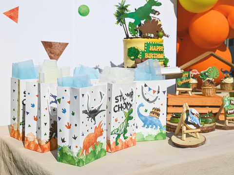 WERNNSAI dinosaur party gift bags for dinosaur party