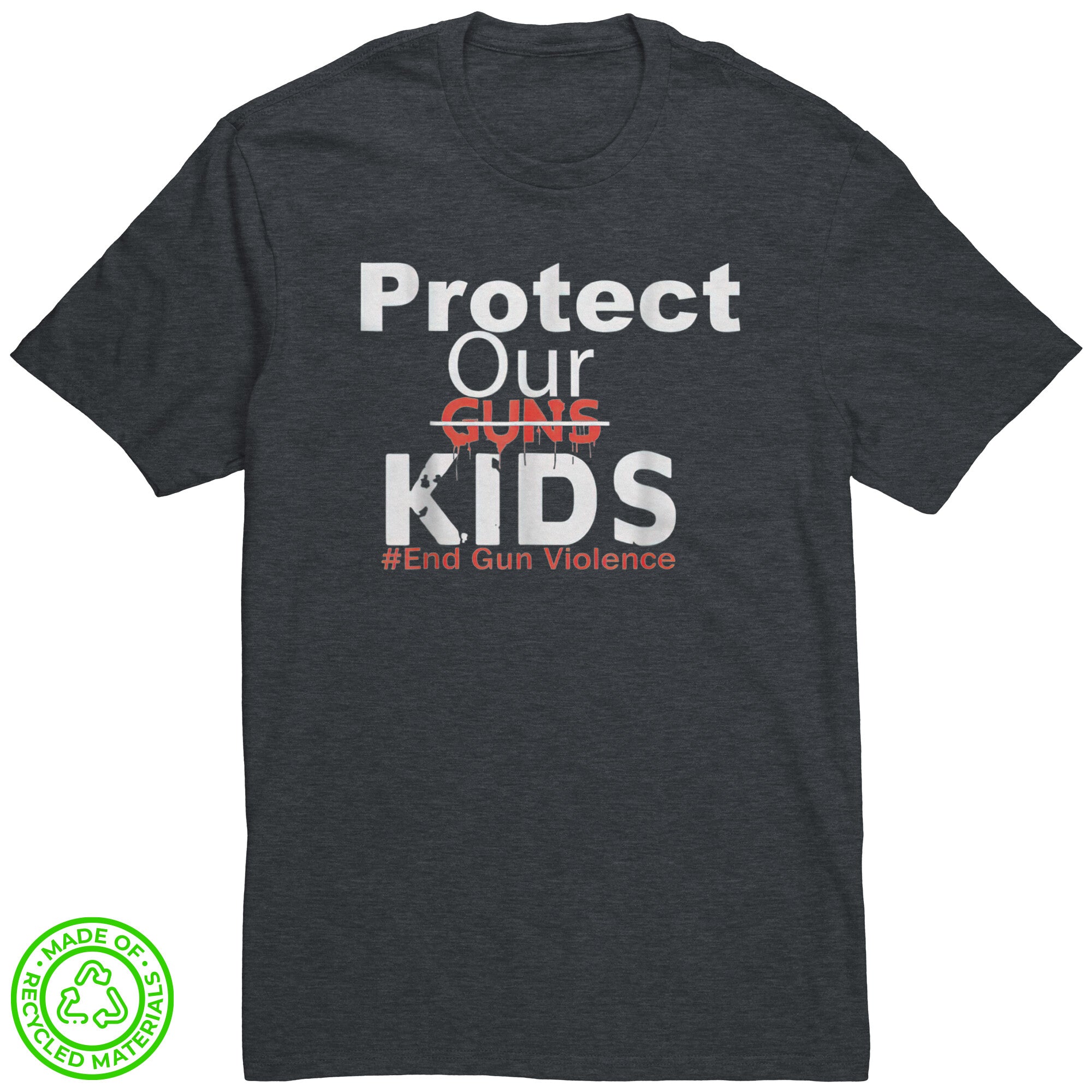 Protect Kids Not Guns 100% Recycled Protest T-Shirt