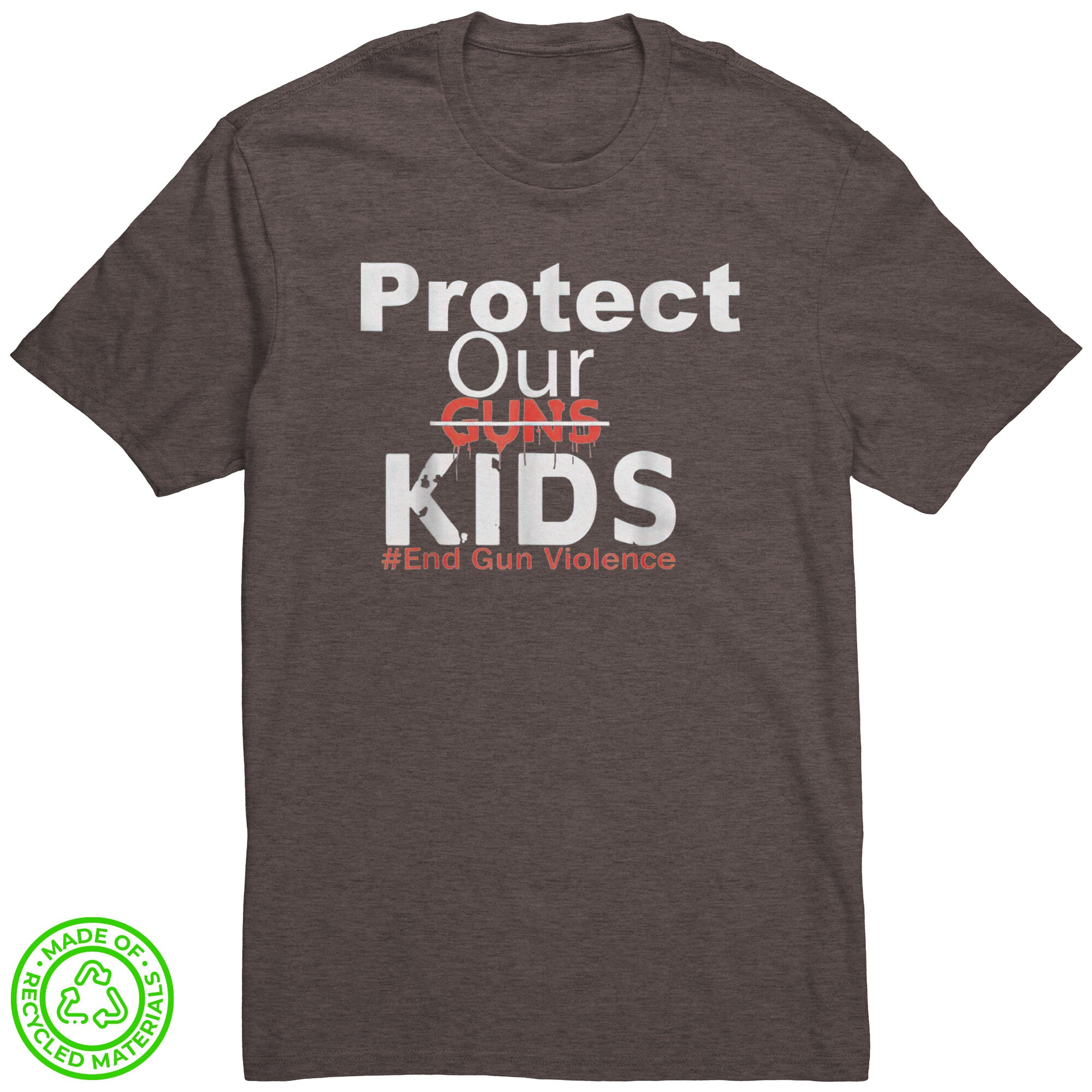 Protect Kids Not Guns 100% Recycled Protest T-Shirt