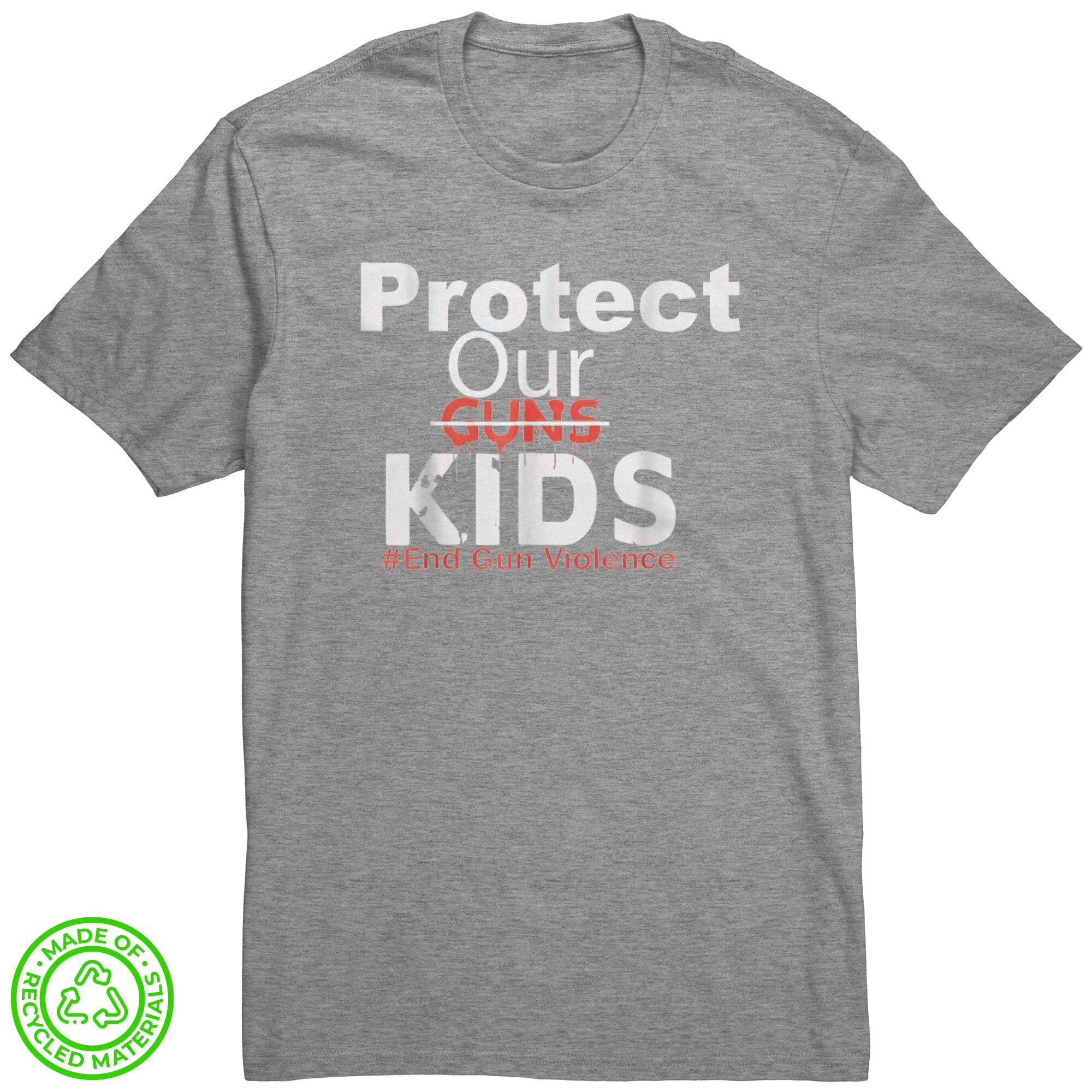 Protect Kids Not Guns 100% Recycled Protest T-Shirt