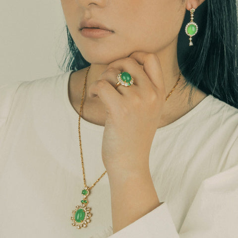 Real Jade Earrings