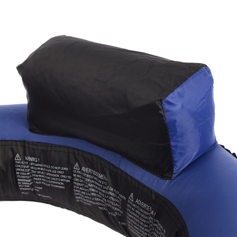 Inflatable Nylon Fabric Covered Swimming Pool U-Seat Chair Float