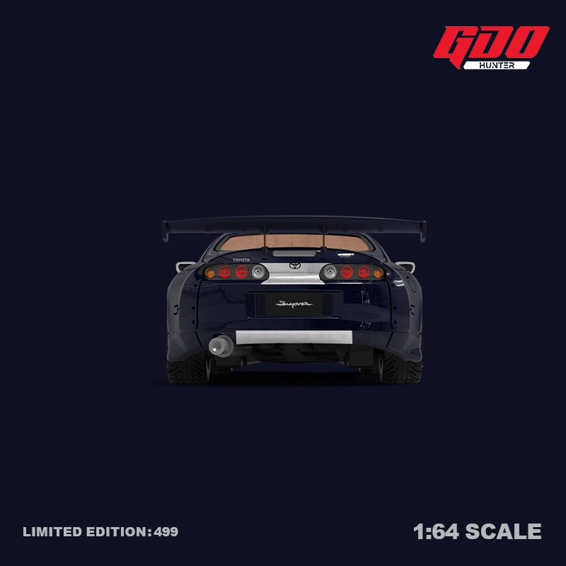 (Pre-Order) GDO x TIMEMICRO Toyota Supra A80Z NFS Most Wanted Black List #13 VIC Navy Blue 1:64