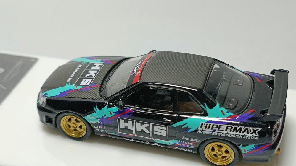 (Pre-Order) MC Nissan Skyline R34 Turbo HKS Livery 1:64