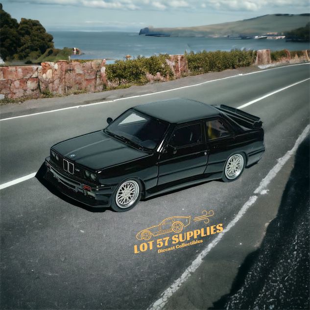 (Pre-Order) ScaleMini BMW M3 E30 Gloss Black Limited to 499 Pcs 1:64 Resin