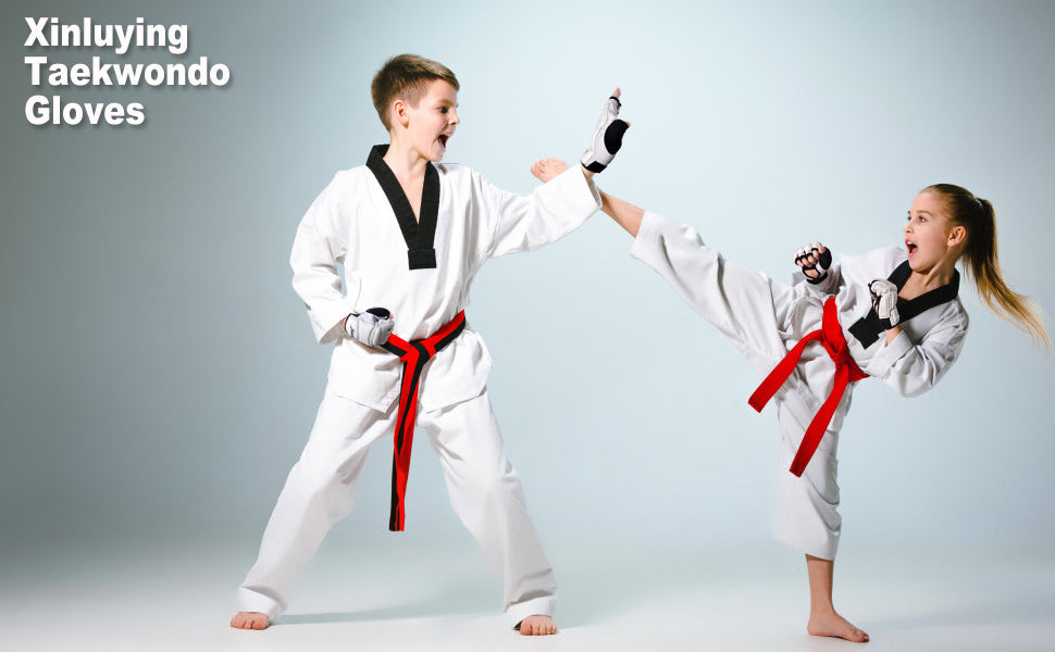 Punch Bag Taekwondo Karate Gloves for Sparring Martial Arts Boxing Training Fingerless Women Kids