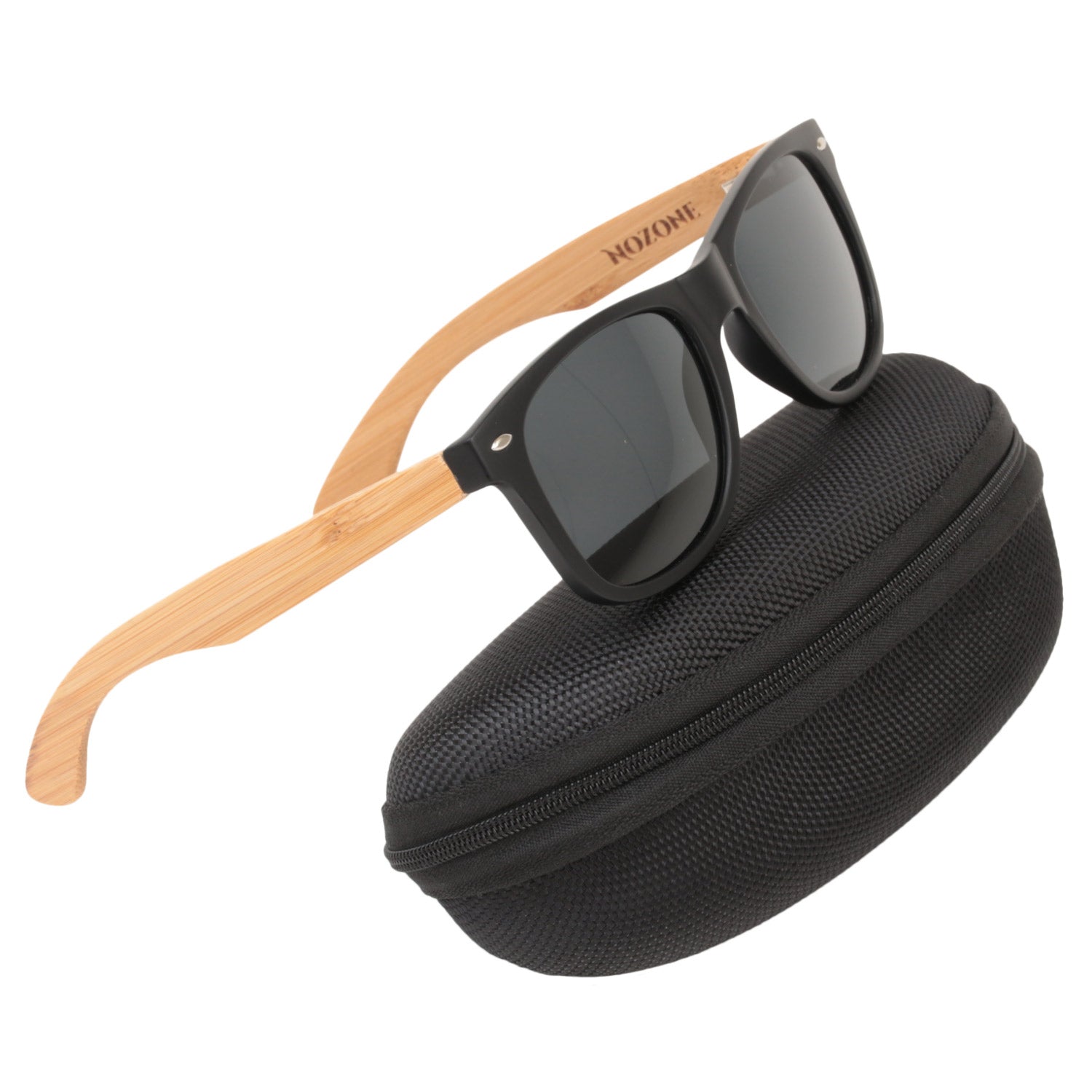 Bamboo/Poly UV400 Polarized Sunglasses for Adults