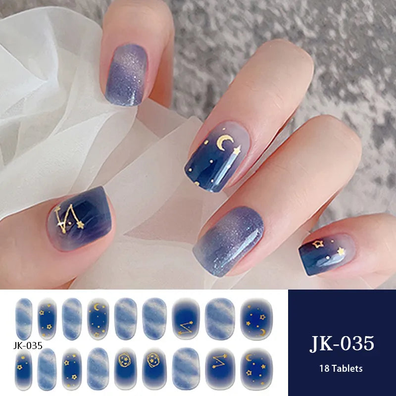 Marble Gel Nail Strips