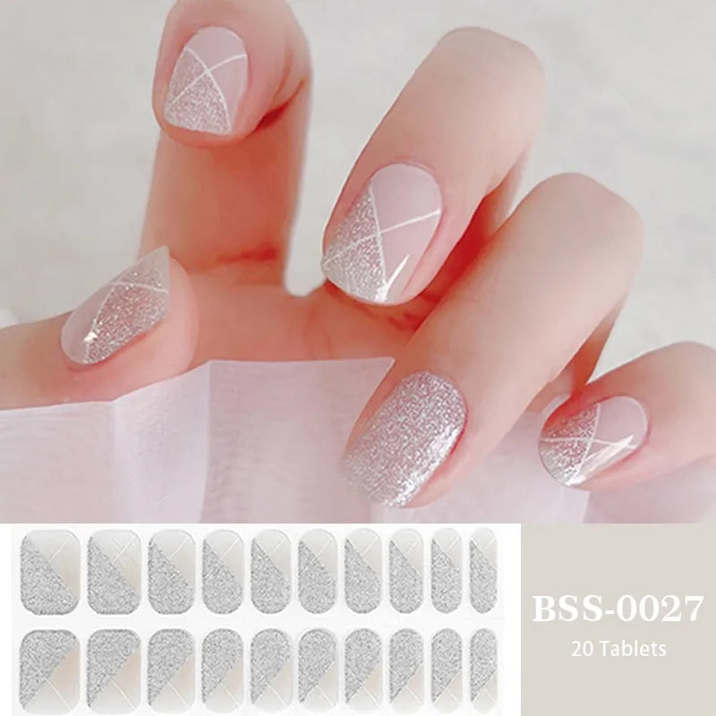 Marble Gel Nail Strips