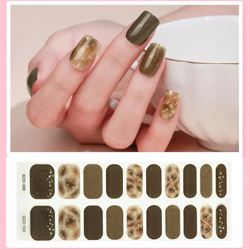 Marble Gel Nail Strips