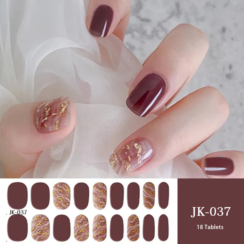 Marble Gel Nail Strips