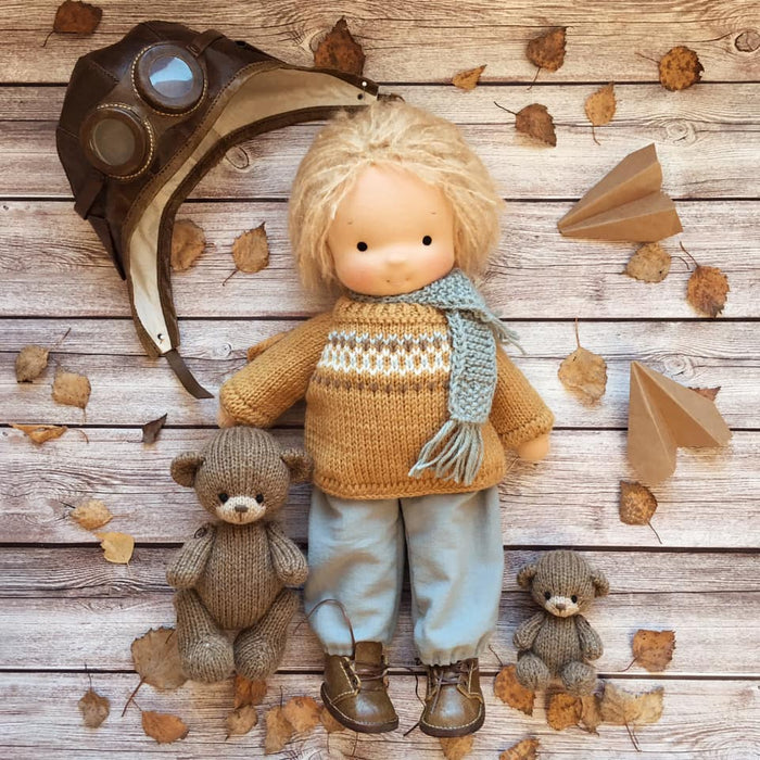 Handmade Knitted Doll - Cindy