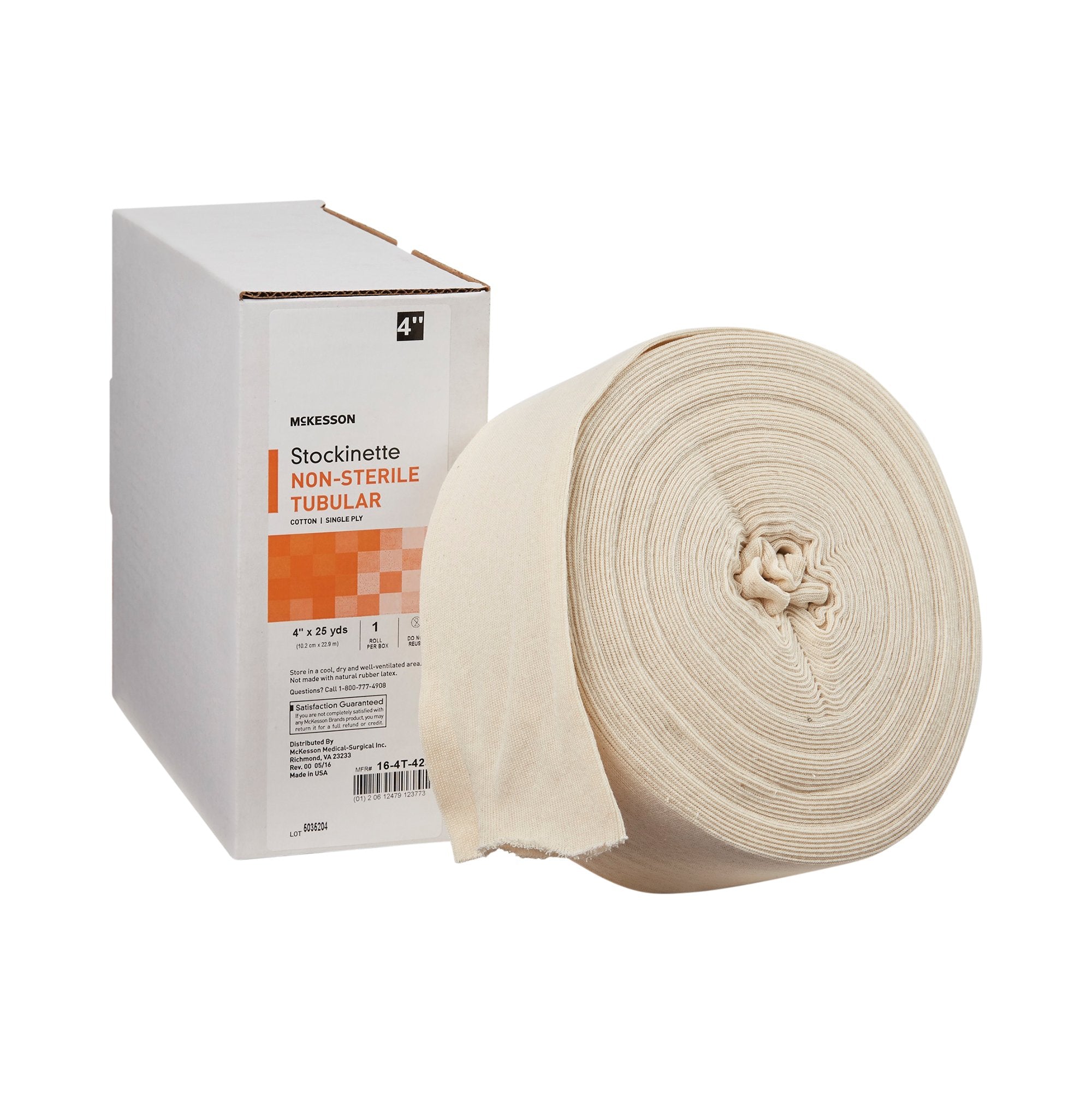 McKesson Beige Cotton Tubular Stockinette, 4 Inch x 25 Yard