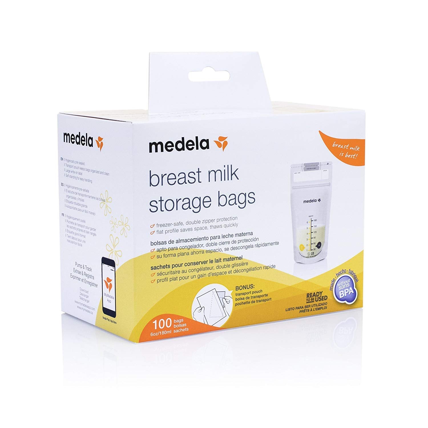 Medela 6 oz. Breast Milk Storage Bags | American Hospital Supply