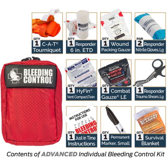 Public Access Bleeding Control 8-Pack - Nylon