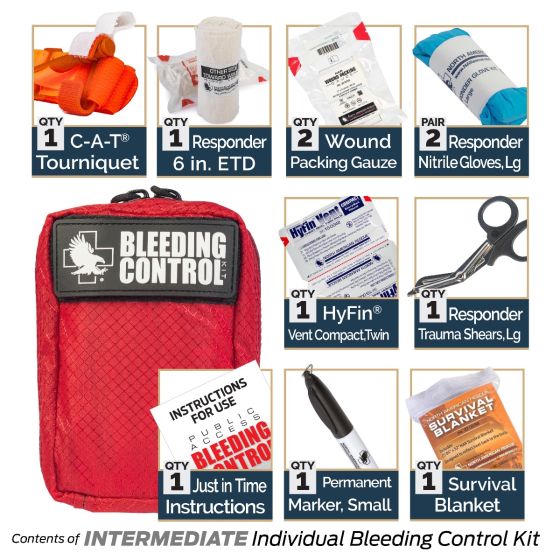 Public Access Bleeding Control 8-Pack - Nylon