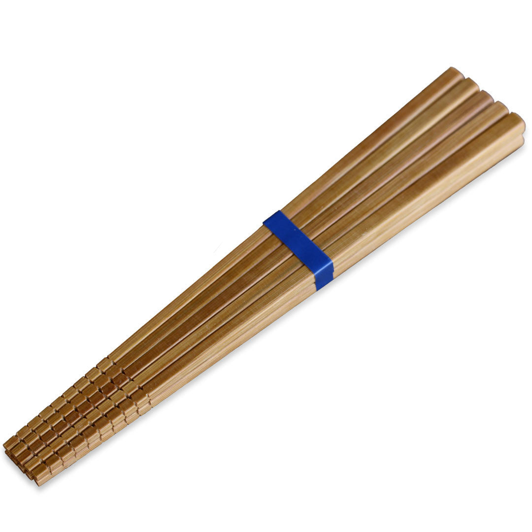 Taketora Bamboo Non-Slip Carbonized Chopsticks 8.9