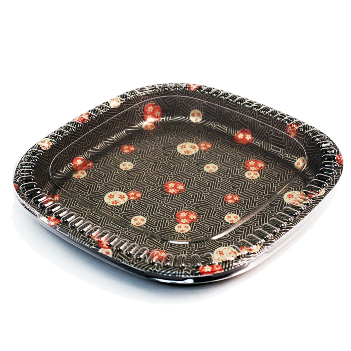 TZ-500S Rounded Square Take Out Platter 16