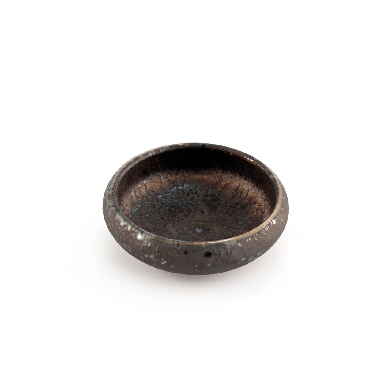 Charcoal Gray Textured Soy Sauce Dish 2.75